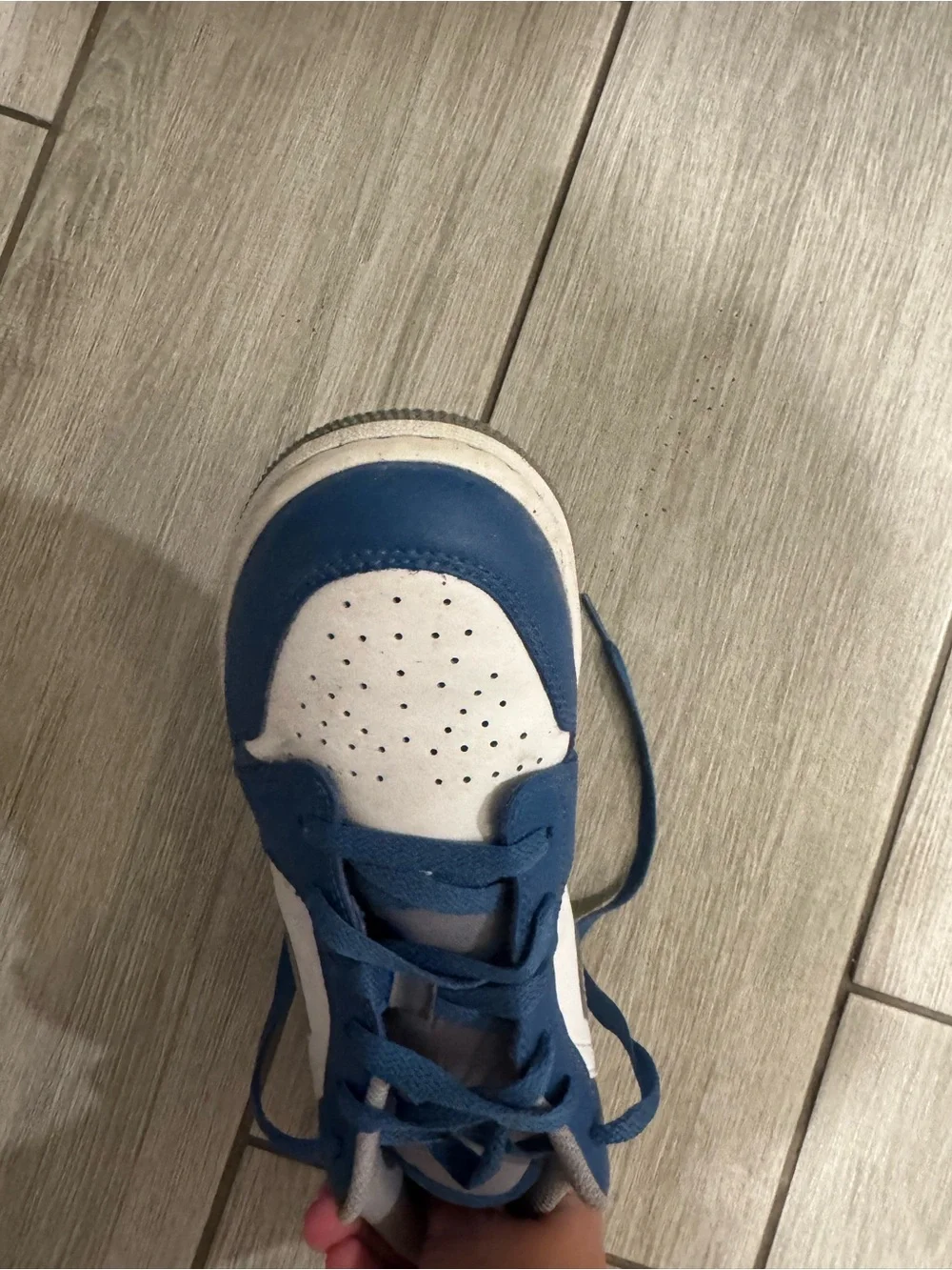 Jordan 1 True Blue cement low